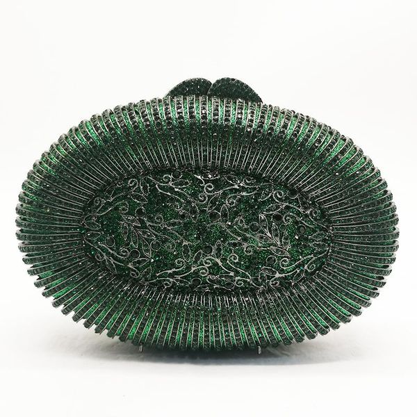 

evening bags xiyuan green diamond lady clutch purse fashion women's crystal rhinestone party prom handbags luxury female phone case