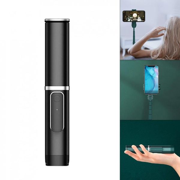 

tripod h1 selfie stick integrated mobile phone bracket bluetooth remote control hidden storage monopods