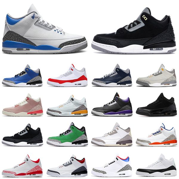 

racer blue 3s 3 men basketball shoes black cement cat pure white tinker green mocha wolf grey cyber monday korea mens trainer sports sneaker