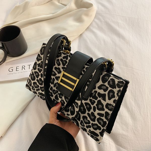 

leopard armpit bag female leisure one shoulder east gate purse