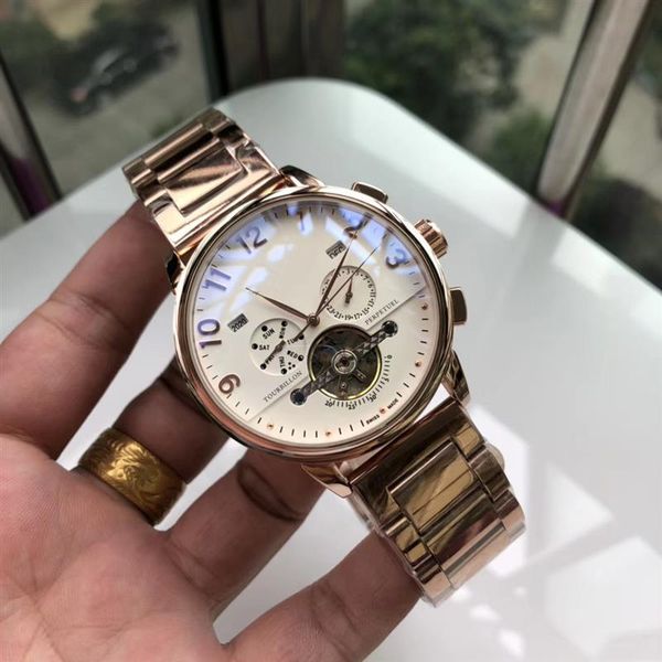 

patek 5a brand swiss mechanical watches mens automatic business wristwatches luxury chronograph sapphire timepieces waterproof couple watch, Silver
