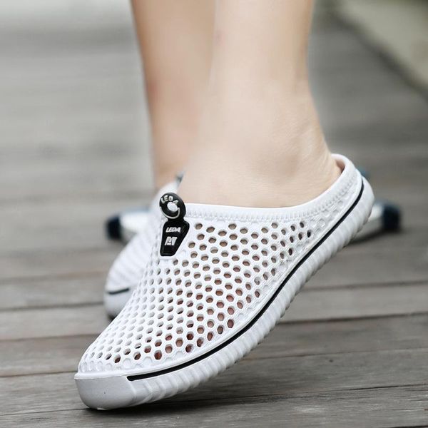 

summer beach for women lovers sandals cut-outs shoes woman slip on flats casual slippers flip-flops female, Black