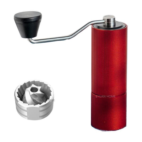 

electric coffee grinders 1pc timemore c2 year red aluminum portable steel grinding core handle design super manual mill