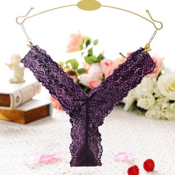 Mulheres v formar renda floral g calça de cordas baixas lingeries de roupas íntimas mulheres tangas t roupas de costas e presente de areia