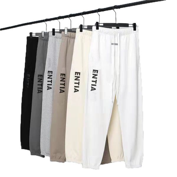 Herren-Jogginghose, lässig, modisch, einfarbig, mit Buchstabenmuster, elastische Taille, Street-Style, lange Hose