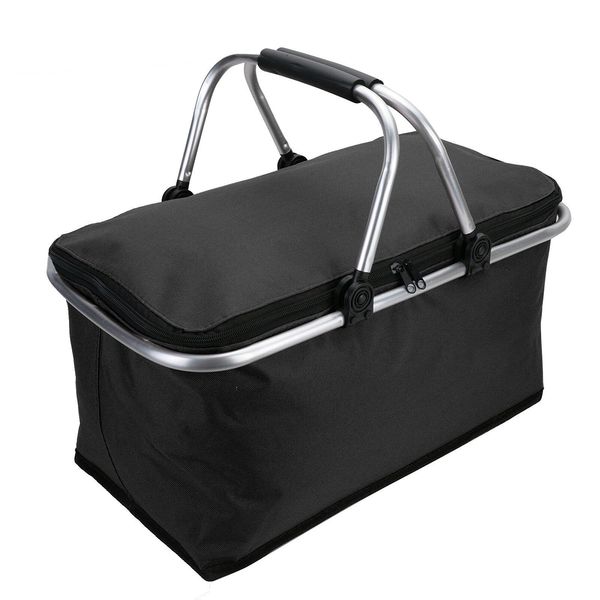 

30 foding picnic camping basket insuated shopping cooer home camping storage basket home storage organization