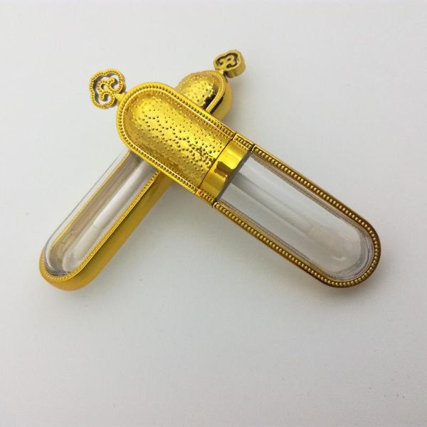 

6pcs/lot empty clear lip gloss tube lipstick bottle container beauty tool sample refillable lipgloss storage bottles & jars