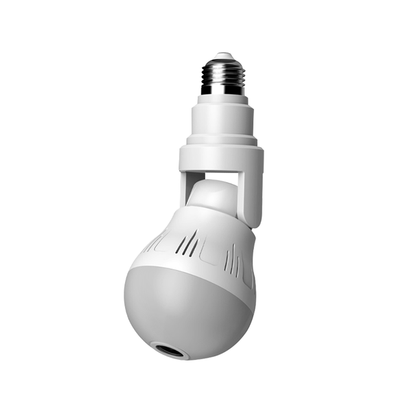 

360-degree led lamp 1080p wireless universal panoramic home security wifi cctv bubble ip camera bidirectional audio cameras
