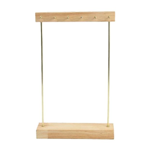 

jewelry pouches, bags wooden organizer holder rack with hooks shelf hanging earrings necklaces bracelets storage accessories, Pink;blue