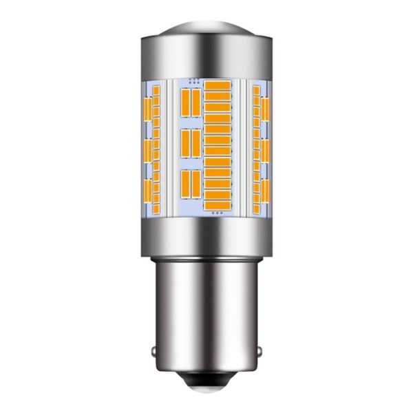 

emergency lights 1pcs 1156 p21w led ba15s py21w bau15s bulb 12v 4014 105smd canbus t20 7440 w21w for reverse signal without flash