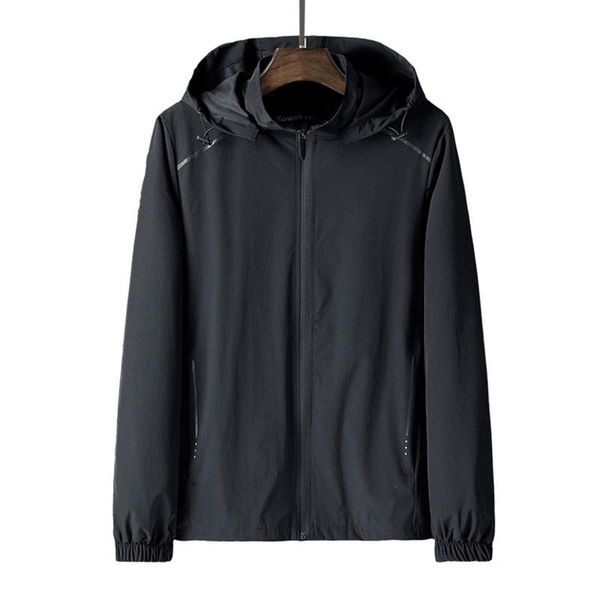 

men's jackets 2021 winter and autumn clothes men solid color outwear hooded jacket coat fashion slim zipper, Black;brown