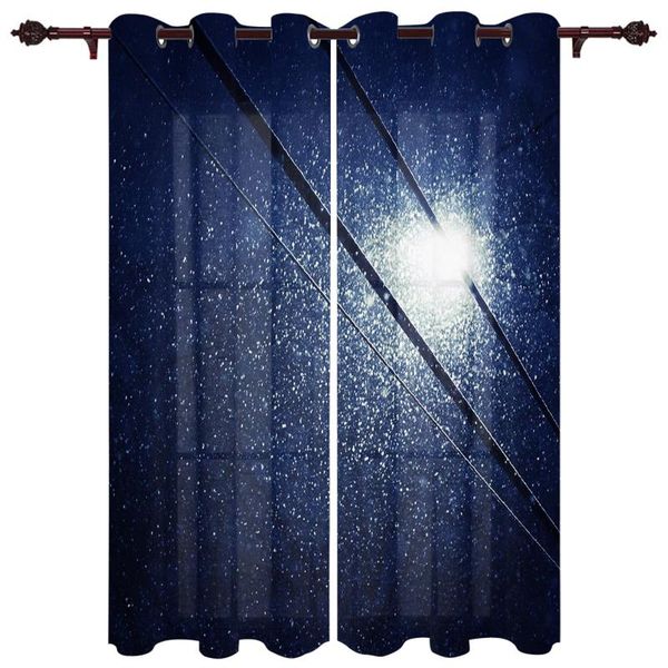 

curtain & drapes kitchen window curtains night street lights bright children bedroom decoration living room hanging clothtreatment