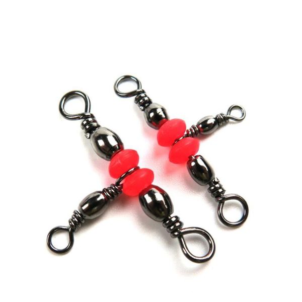 

fishing accessories 50pcs 3-way triple swivels tackle - size 2*4