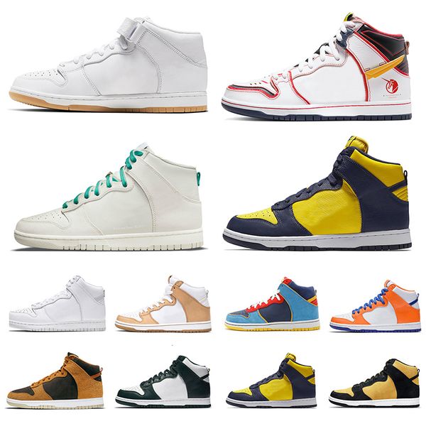 

2022 SB dunks High mens running shoes sneakers Ambush Black White Ambush Chicago Cosmic Fuchsia Flash Lime Aluminum Reverse Iowa Label men w