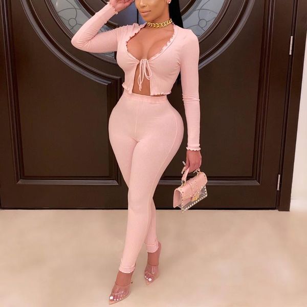 

women's two piece pants sets club outfits womens pink blouses & long bodycon high waist for evening night 2 s matching set xt8w, White