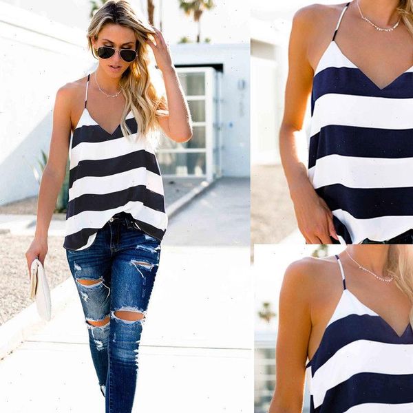 

summer vest loose women camis sleeveless shirt blouse casual t, White