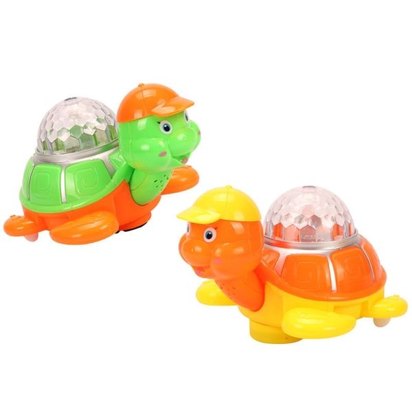 

electric projection shaking head universal light music luminous tortoise children's toys