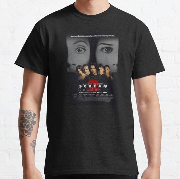

men's t-shirts men t shirt scream 2 women, White;black