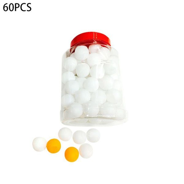 

60pcs/set pong ball lightweight corrosion resistant durable damp-proof 40mm pvc professional training balls racq table tennis