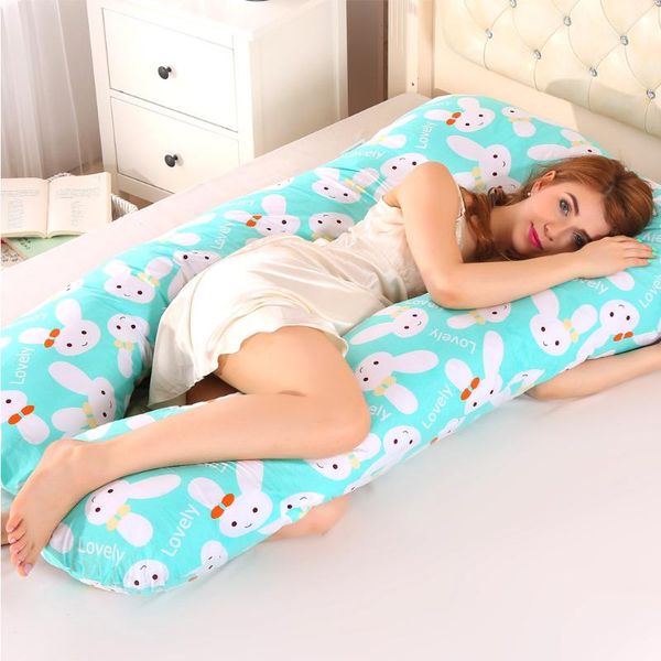 

pillow sleeping support for pregnant women body pw12 100% cotton print u shape maternity pillows pregnancy side sleepers
