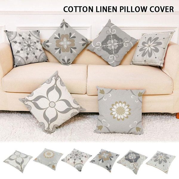 

cushion/decorative pillow 45cm soft flannel cushion cover sofa bed nordic decorative case geometric art home textile