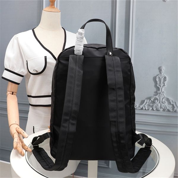 

design handbag black nylon large capacity waterproof outdoor sports backpack