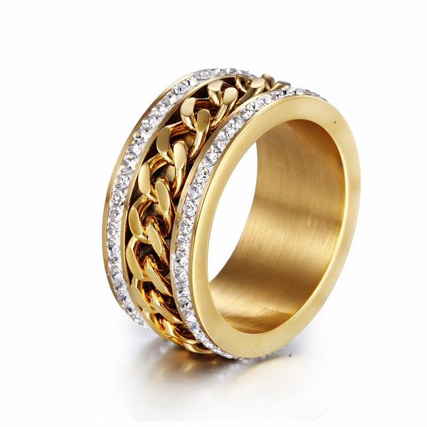 

wedding rings fashion jewelry stainless steel italian gold silver ring women engagement anniversary party, Slivery;golden