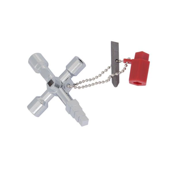 

hand tools mini cross multifunction electric control cabinet trigonometric key wrench elevator train door water meter valve square hole