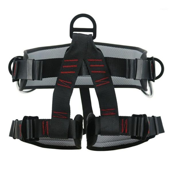 

cords, slings and webbing 2021 professional outdoor sports safety belt rock mountain climbing harness waist support half body aerial surviva