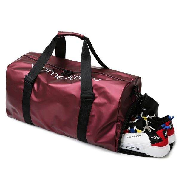 

duffel bags simple style large capacity travel bag for women nylon waterproof handbag solid color zipper multifunctional casual luggage