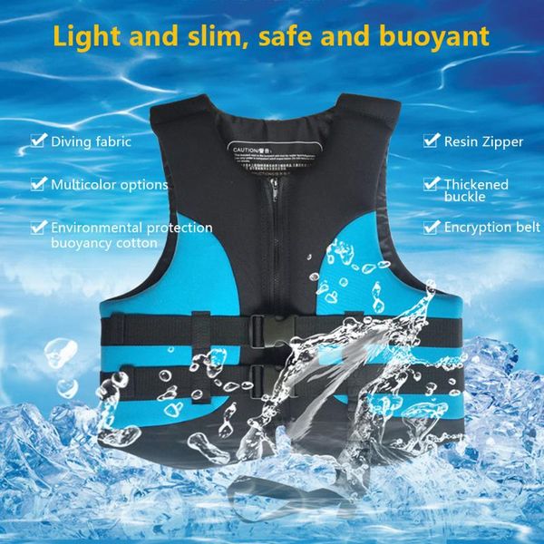 

life vest & buoy fishing jacket swimming waterpark travel child convenient adjustable protection surfing water rubber