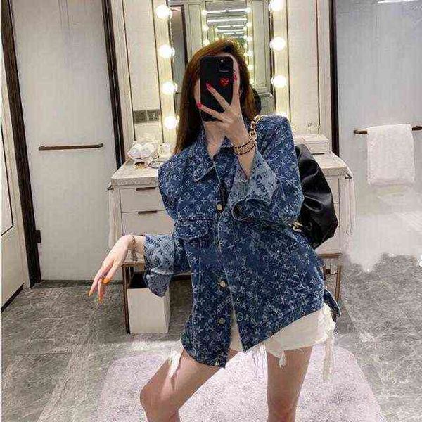 

women's jackets women's casual denim coat with loose sleev 2022, Black;brown