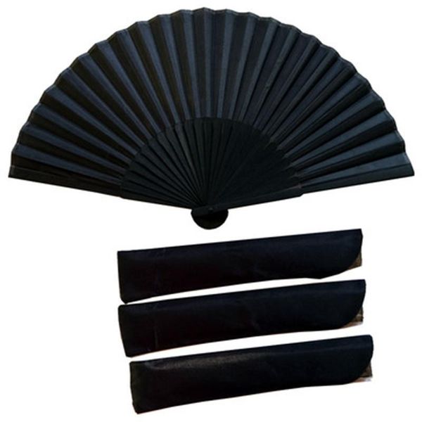 

other home decor chinese style black vintage hand fan folding fans dance wedding christmas party favor sale