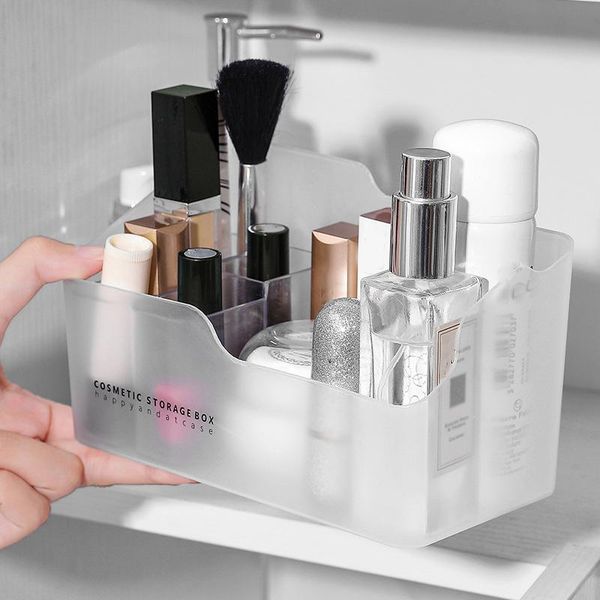 

storage boxes & bins cosmetics box with detachable cells matte sundries cabinet organizer for diy tools stationery bathroom