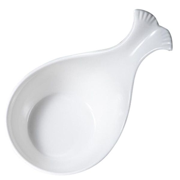 

whale tail shape sauce dish practical ceramic plate fruit bowl bowls