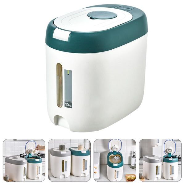 

storage bottles & jars 1pc rice bin moisture-proof flour container multi-use box