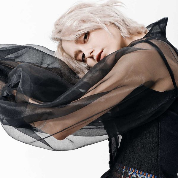 

style puff sleeve perspective v neck solid shirt women blouses 210615, White