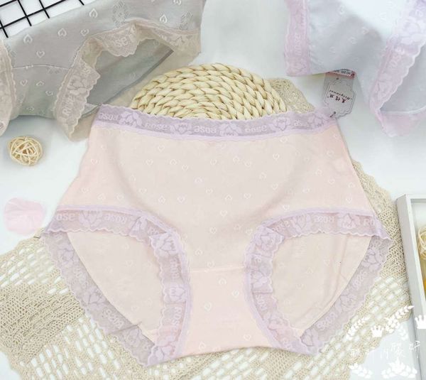 

medium waist cotton lace briefs quality problem,, Black;pink