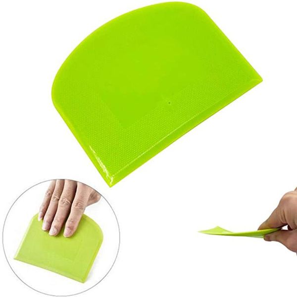 

baking & pastry tools 2 pcs dough scraper bowl cutter multipurpose for bread cake fondant dropship