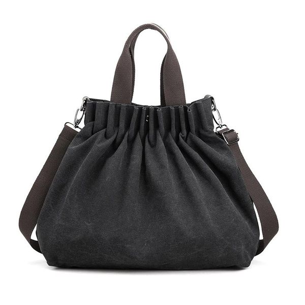 

the one-shoulder casual 100-pack simple pleated tote bag cross body