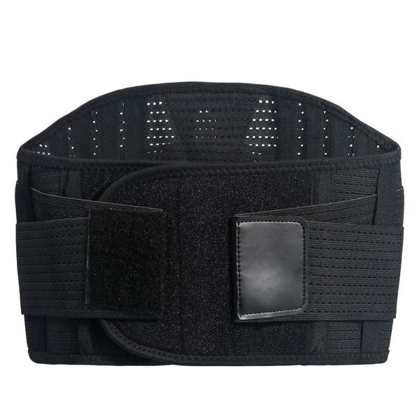 

waist support sports breathable belt squat steel plate supporter fitness weightlifting band shaperwear trainer, Black;gray