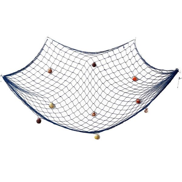 

decorative objects & figurines mediterranean fishing net home decor seashell anchor sea decoration hand-woven float wall consistent