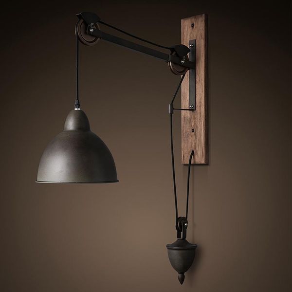 

wall lamp modern industrial decor abajur rope corridor dining room bedroom
