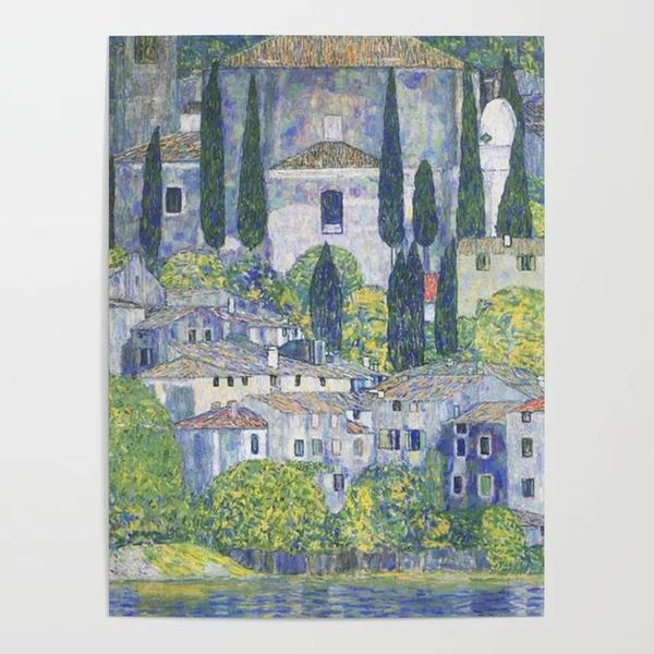 

paintings home decoration canvas hd gustav klimt prints poster church painting wall art living room cassone modular picture no framework