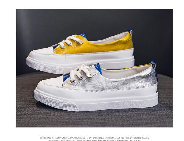 

spring autumn girl colorful shoes women new shoes in summer 2021 flat casual shoe, Black