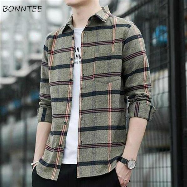 

men shirts striped retro pockets plus size 3xl korean style vintage chic slim outwear fashion streetwear teens ins bf daily men's casua, White;black