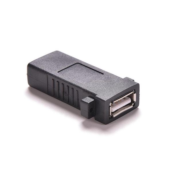

2.0 female to socket panel mount adapter wall plate plug standard usb coupler cord connector 1pc computer cables & connectors