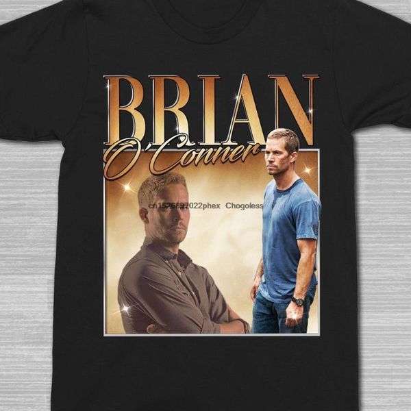 

men's t-shirts brian o'conner fast and furious walker crewneck vintage birthday valentine shirt gift for men women mother father d, White;black