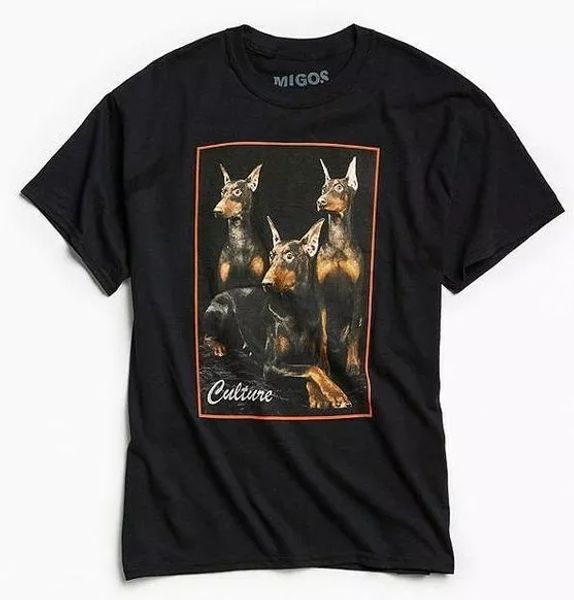 

Migos Culture DOBERMAN T-Shirt NEW 100% Authentic, White;black