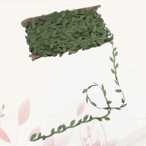 

artificial leaf vine simulation foliage vines green leaves rattan fake wreath decorative home wall garden party decor flowers & wreaths